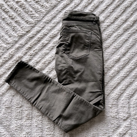 Topshop Moto | Leigh Ankle Skinny Jeans | Olive Green | Women’s | 26 - Picture 4 of 5